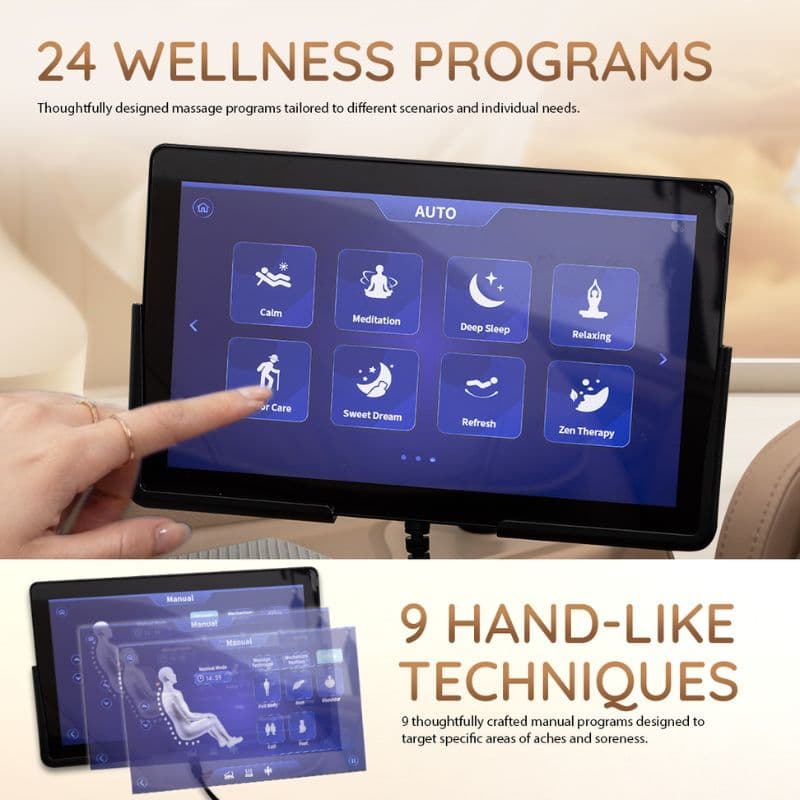 Robozen wellness programs and massage techniques