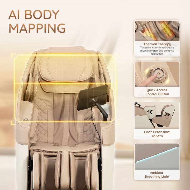 Robozen AI body mapping and thermal therapy